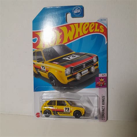 Honda Civic Custom Hot Wheels Car Toy Sealed Package Number Etsy