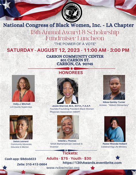 Home National Congress Of Black Women Los Angeles Chapter