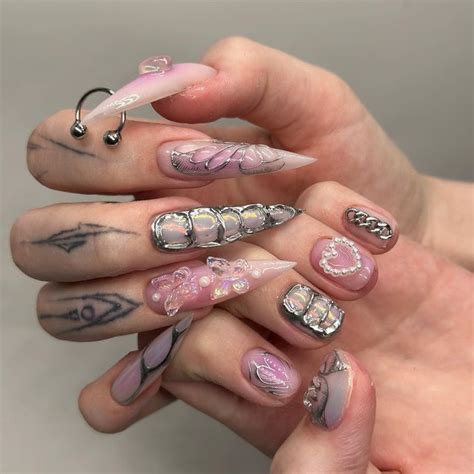 Pin By No Noise Just Cool Stuff On Scratch Me Gel Nails Stylish