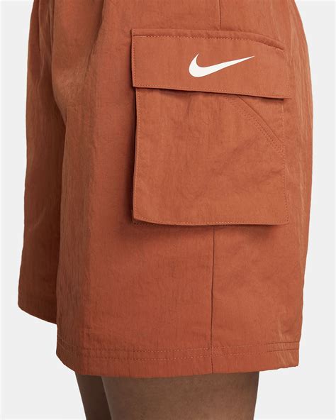 Damskie Spodenki Z Tkaniny Z Wysokim Stanem Nike Sportswear Essential