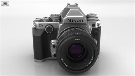 View Of Nikon Df Silver D Model Dmodels Store