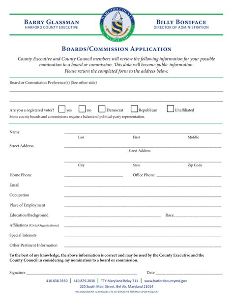 Fill - Free fillable forms: Harford County Government