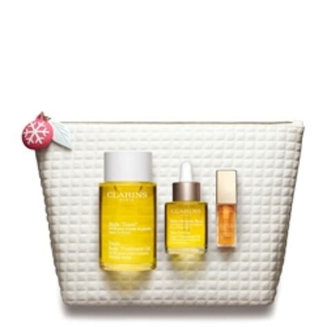 CLARINS Набор косметических масел для лица и тела Ensemble d'huiles ...
