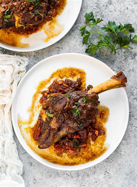 Slow Cooker Lamb Shanks Recipe - Posh Journal