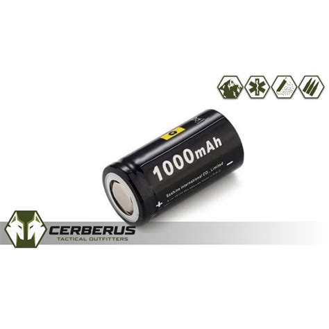 SoShine 18350 1000mAh Rechargeable Battery Li Ion