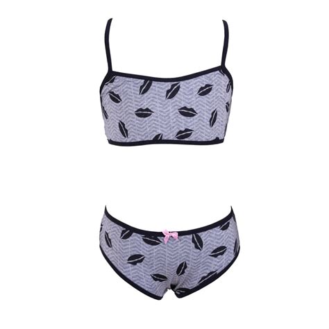 Conjunto Infantil Menina Moça Estampado Lingerie BR