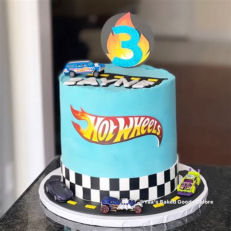 8 Vanilla Hot Wheels Birthday Cake Yaa S Baked Goods Galore