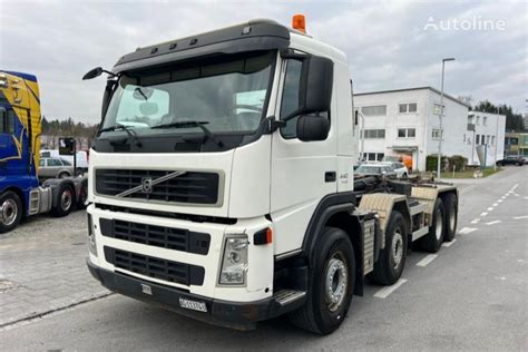 Volvo FM 440 8x4 Hiab Hook Lift Truck For Sale Switzerland Othmarsingen