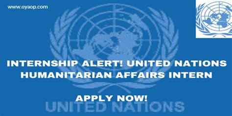 Undp Assistant Humanitarian Affairs Officer Paid Internship Apply