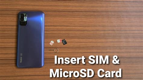 Redmi Note 10T 5G Insert SIM MicroSD Card YouTube