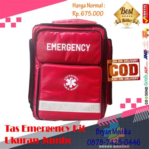 Jual Tas Emergency Kit Jumbo Tas P3k Kit Ukuran Jumbo Jakarta Utara