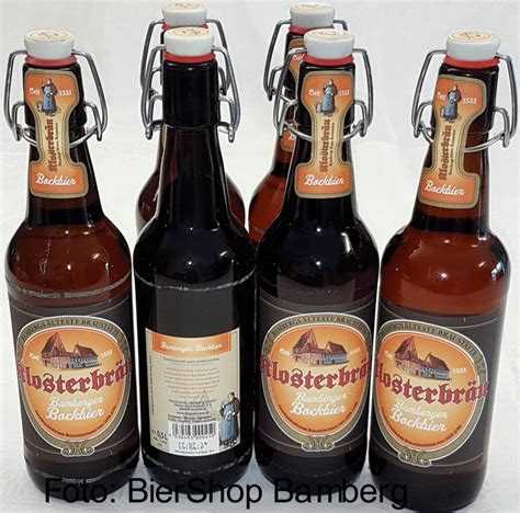 6 Flaschen Klosterbräu Bamberger Bockbier Biershop Bamberg