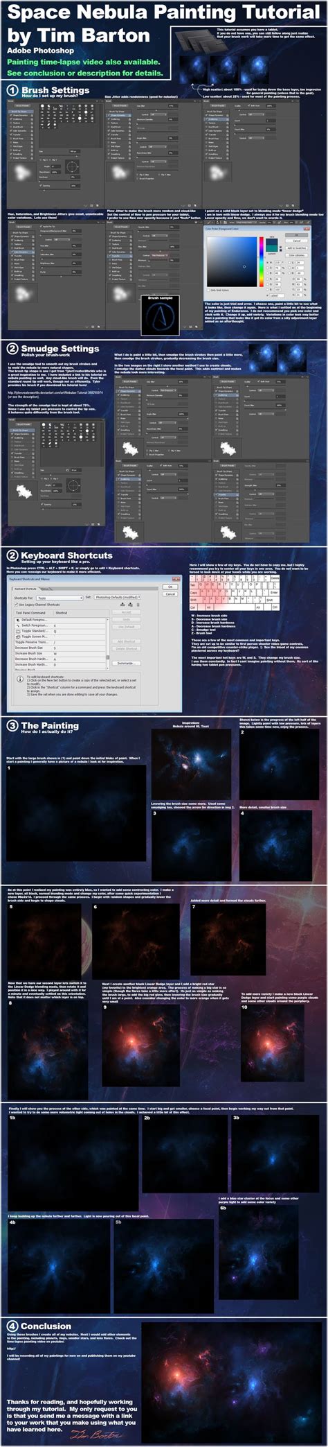 Nebula Painting Tutorial | Nebula painting, Painting tutorial, Nebula