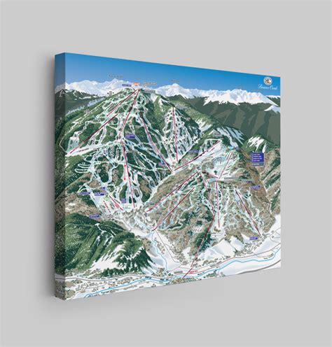 Beaver Creek Trail Map Canvas – Snocamp