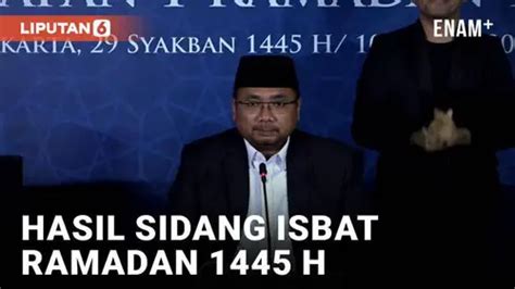 Video Pemerintah Tetapkan Ramadan H Jatuh Pada Maret