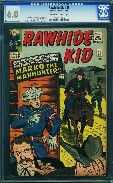 Rawhide Kid 48 Comic Book Sale Cgc 60 Fn