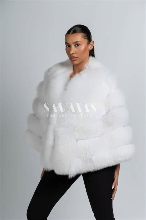 Royal White Fox Bridal Cape – Samaras Furs
