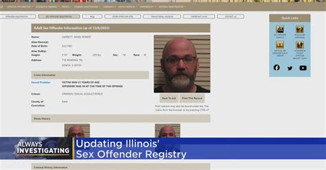 Convicted Massage Therapist S Photo Appears On Illinois Sex Offender Registry Months Late CBS