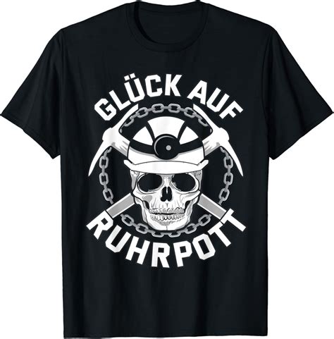 Ruhrpott Tshirt Herren F R Bergbau Nrw Ruhrgebiet Kohle Pott T Shirt