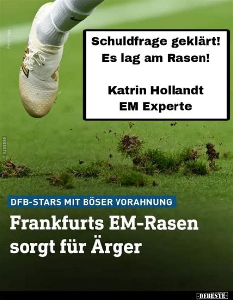 Schuldfrage Gekl Rt Es Lag Am Rasen Katrin Hollandt Em Experte Dfb