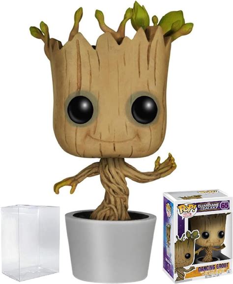 Funko Pop Guardians Of The Galaxy Dancing Groot Vinyl Figure Bundled