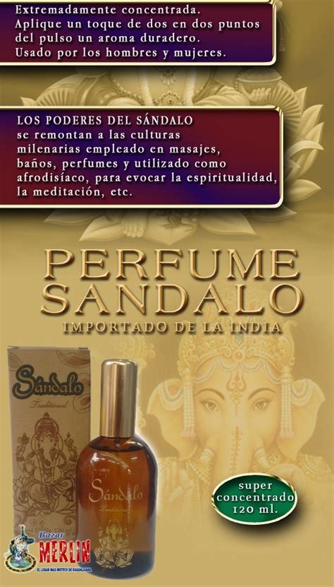 Perfume De S Ndalo Super Concentrado Importado De La India