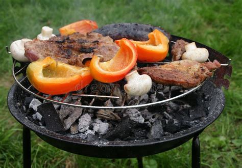 Autumn Barbecue Stock Photo Image Of Food Sausage Meat