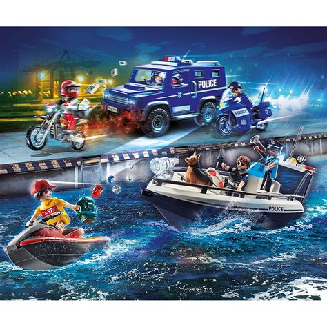 Playmobil Police Action High Speed Chase Building Set 70464 Toys Shop Gr