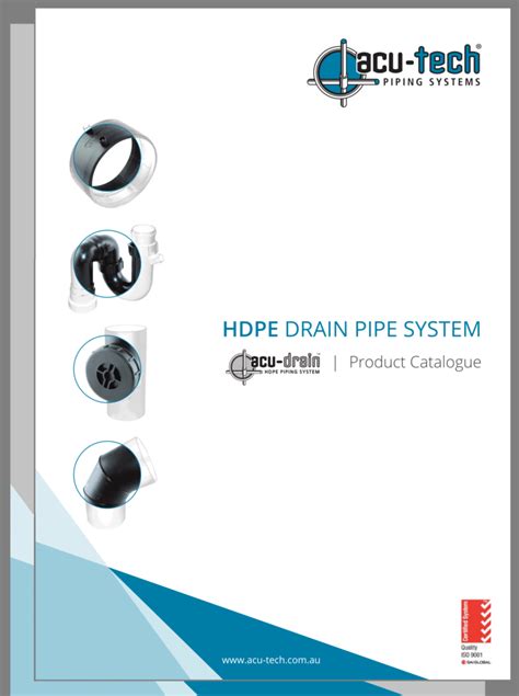 Hdpe Drain Pipe System For Pe Drainage Pipe Acu Tech Piping Systems