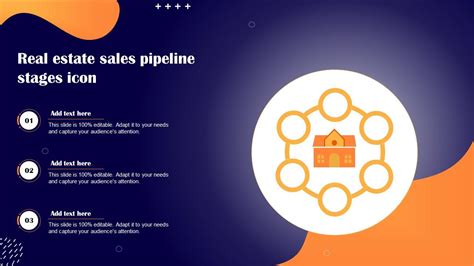 Real Estate Sales Pipeline Stages Icon PPT PowerPoint