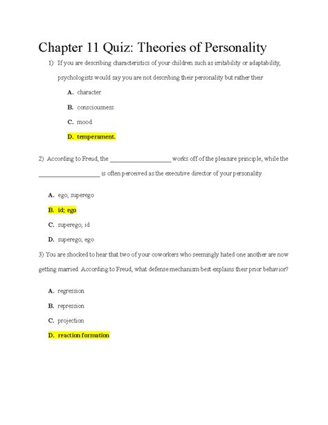 Chapter 7 Quiz Cognition Thinking, Intelligence, and Language - Chapter