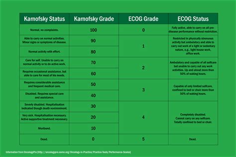 Karnofsky Scale Palliative Care