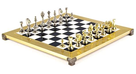 Manopoulos Луксозен шах Black and Gold - store.bg