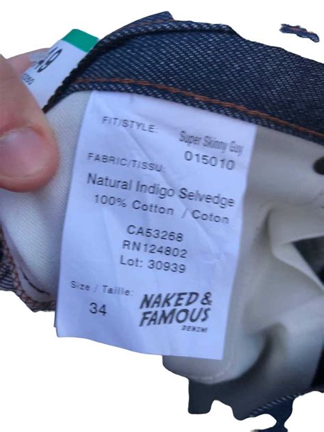 Naked Famous Naked Famous Jeans Size Natural I Gem