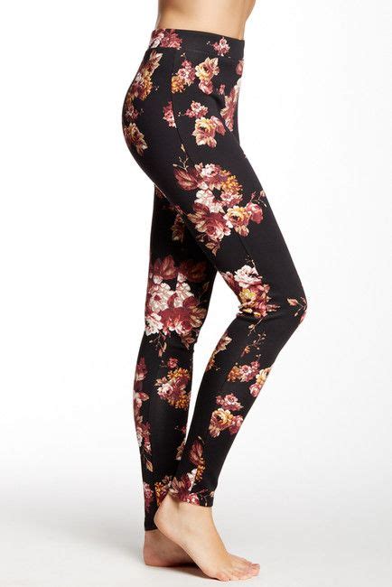 Milk26 Floral Legging Nordstrom Rack Floral Leggings White Floral Leggings Floral Print