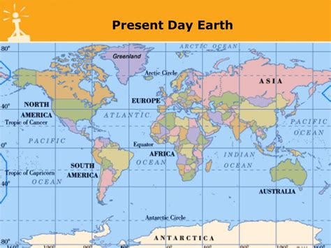 Present Day World Map