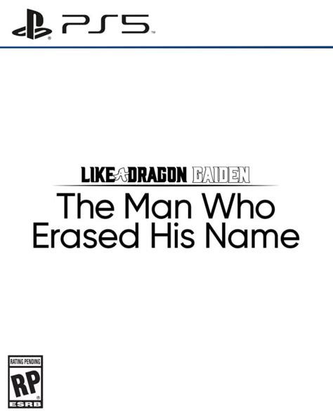 Like A Dragon Gaiden The Man Who Erased His Name Ps Game