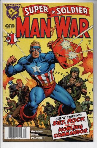 Amalgam Super Soldier Man Of War 1 Comic Book 1997 Captain America