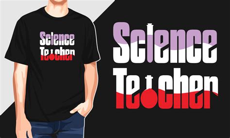 Science Teacher Tshirt Design 23980087 Vector Art at Vecteezy