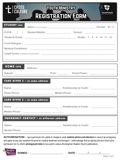 Fillable Online Rego Form 2020 Fax Email Print PdfFiller