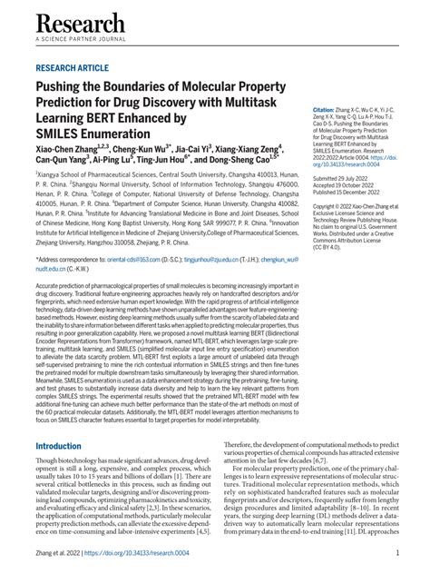 Pdf Pushing The Boundaries Of Molecular Property Prediction For Drug