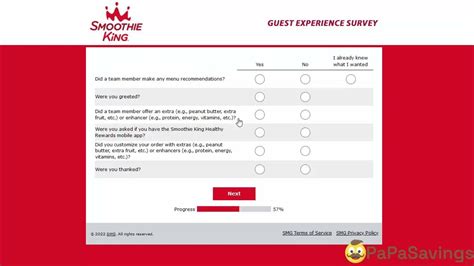 Do The Smoothie King Guest Satisfaction Survey Online 2023 Youtube