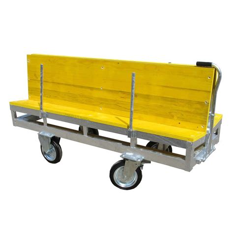 Marble Transport Trolleys Blind Bottom Stand With Wheels Diameter 280