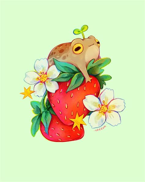 Get More From Chetom On Patreon Frog Illustration Frog Art Cute Art