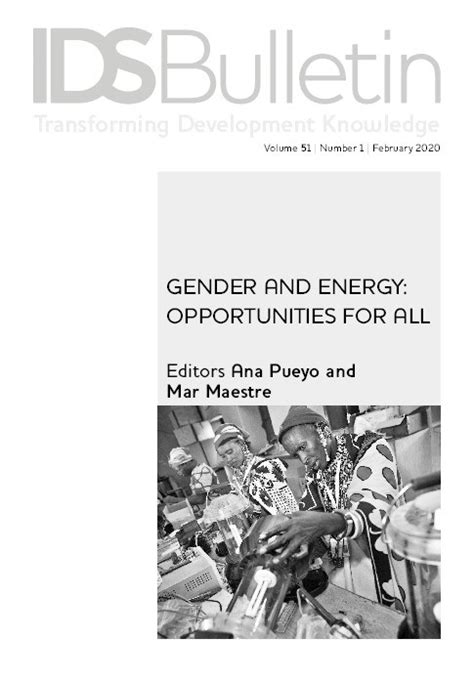 Global Trends Impacting Gender Equality In Energy Access