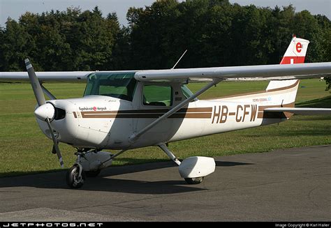 Hb Cfw Reims Cessna F Ii Flugschule Eichenberger Karl Haller