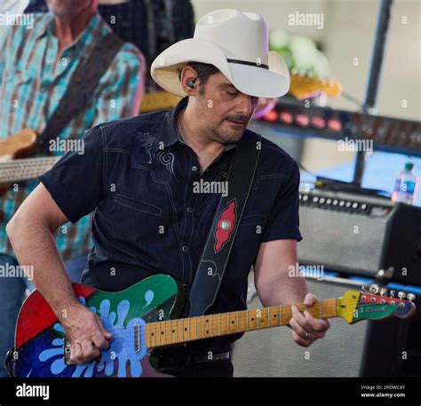 New York Ny Usa July 14 2023 Brad Paisley Performs On Nbcs