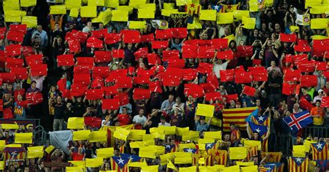 El Camp Nou Rugió Por La Independencia Catalana Infobae