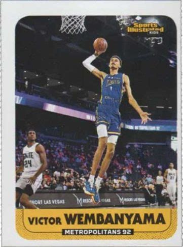 Victor Wembanyama Rookie Card Early Basketball Cards Guide