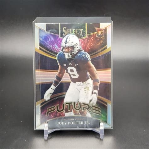 2023 Panini Select Draft Picks Joey Porter Jr Future Silver Prizm RC